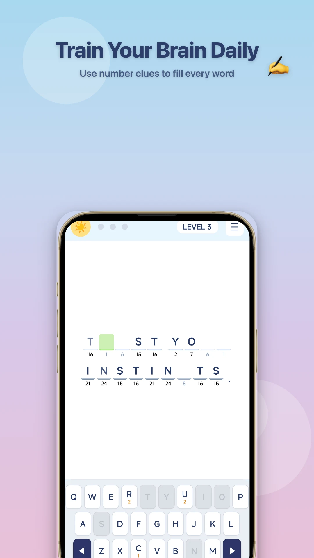 Cryptogram Puzzle: Word Decode screenshot